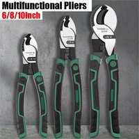 1pc 6/8/10 Inch High Carbon Steel Cable Cutter Pliers Electrician Manual Wire Stripper For Household Appliance Repair Hand Tools image 4