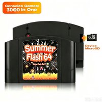 SC64 Open Source N64 3000 in 1 Game Cartridge For Nintendo 64 Game Card free 16GB Card Compatibility Support 64DD Games