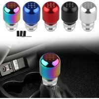 Universal Car Gear Shift Knob Gear Stick Manual Shifter Lever Retractable Adjustable Length Gear Head Aluminum Alloy Gear Head