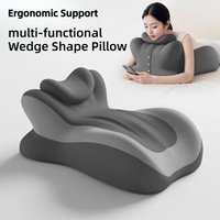 multi-functional Memory Foam Pillow Ergonomic Support Neck Leg Rest Reading Phone Use Bed Sofa Wedge Shape Pain Relief Comfort