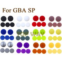 2sets For Gameboy Advance SP Shell Housing Rubber For GBA SP Replacement Screw Dust Plug Cover Rubber Plug