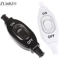 ZLinKJ 3A 250V On/Off Waterproof In Line Switch Cord Switch IP65 Round Wire Silver Contact Double Cut Switch Dust Switch