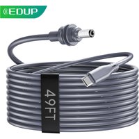 EDUP SK0087 15M Starlink Mini USB-C to DC Power Adapter Cable Waterproof Portable Heavy-Duty Outdoor Durable Cable