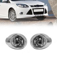 Chrom Abdeckung Auto Nebel Lampe Tagfahrlicht DRL Für Ford Focus 3 2012 2013 2014 Fokus Mit Schalter Drähte