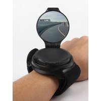 360 Degree Rotating Convex Mirror Bicycle Mirror, Acrylic Lens, Wristband and Arm Band, Bike and Motorcycle Safety Equipment