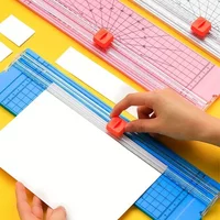 1pc A4 Paper Cutter Precision Paper Photo Trimmers Cutter Scrapbook Trimmer Lightweight Cutting Mat Machine for Office