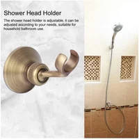 Shower Mounting Brackets Gold Brass Swivel Handheld Shower Holder Shower Head Seat Rack Bathroom Parts Bath Accessories