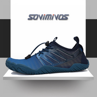 Mens Barefoot Five Fingers Shoes Summer Running Shoes for Women Outdoor Lightweight Quick Aqua Shoes Fitness Sports Sneakers