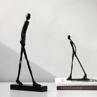 Cast Iron Character Ornaments Home Accessories Figurines Decoration Crafts Artistic Figure Sculpture Statue Miniatures Gifts