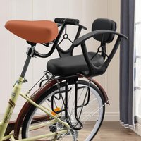 Foldable Bicycle Seat Child Carrier Rear Mounted Pedal Mountain Bike Suitable for 2-6 Years Children