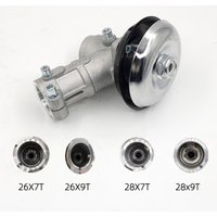 26mm 28mm 7T 9T Strimmer Gear Head Gearbox Accessory 7/9 Teeth Brush Cutter Replacement Tools Lawn Mover Power Parts