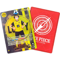 DIY One Piece Card Game Monkey D Luffy BVB ST13-003 Borussia Dortmund Matchday Promo EN Collection TCG Anime Card