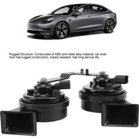 Car Snail Horn Dual Tone Snail Horn with Bracket High Low Tone 1109660 00 B Replacement for Tesla MODEL 3 2017‑2022