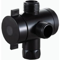 3 Mode Switch Adapter ABS G1/2 Inch Connector Bathroom Accessories 3 Way Adjustable Shower Head Diverter Valve