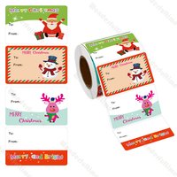 Reindeer Christmas Name Labels Personalized Stickers Gift Wrap Tags Christmas Present Labels Santa Sticker Kids Gift Labels