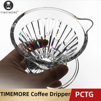 TIMEMORE PCTG Crystal Eye dripper coffee dripper pour over coffee maker Conical coffee filter cup hand drip reusable filters