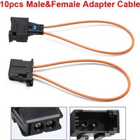 MOST Fiber Optic Optical Loop Bypass Male/Female Kit Adapter Cable Connector For Porsche BMW VW Audi Mercedes-Benz