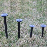 20Pcs Ground Nail Greenhouse Film Fixed Stakes Sunshade Net Tent Camping Windproof Weed Cloth Anchoring Ground Peg 11/15/20/25cm