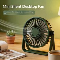 1 Set Portable Office USB Quiet Cooling Fans Mini USB Desktop Fan Suitable For Student Dormitory Summer Home Office