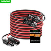 JMUYTOP 33FT/10M Solar Cable 6 mm2 For ecoflow delta river 2 3 MAX photovoltaic Panel portable power station accesorios
