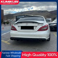 W218 Spoiler For Mercedes CLS Class W218 Spoiler Carbon Fiber Rear Trunk Spoiler Wing R Style 2011 2012 2013 2014 2015 2016