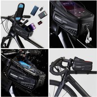 AliExpress NONE 1L Bicycle Front Frame Bag Waterproof Front Top Frame Tube Bag 6.8 Inch Touch Screen Riding Equipment