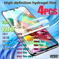 4Pcs Sutiable For VIVO X300 X200 X100 Ultra X200T X300 X200 FE X300S X200S X100S Pro X300 X100 Pro X200 Pro Mini Hydrogel Films