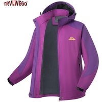 Women's Waterproof Hiking Jacket Spring Autumn Casual Hooded Windbreaker Workwear for Camping Hunting Trekking
