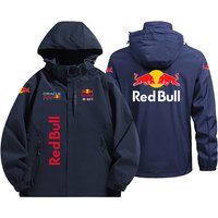 AliExpress 2025 High Quality Red Bull Motorcycle Jacket Racing Jacket Windproof Jacket Outdoor Sports Bicycle Jacket Men's Waterproof Coat
