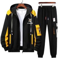 Tracksuit for Men 2 Piece Set Hoodies Sweatpants Sportswear Fitness Hoodies Sweatshirt Sports 2PCS Suit Male Autumn Tracksuit