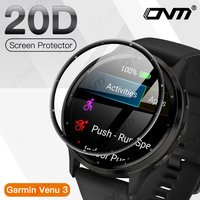 Protecteur d'écran 20D pour Garmin Venu 3 3S, film de protection souple et flexible, couverture complète, pas de verre