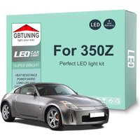 7Pcs LED Interior Light Bulb Kit For Nissan 350Z 2003-2007 2008 2009 Canbus Dome Trunk License Plate Indoor Lamp Car Accessories