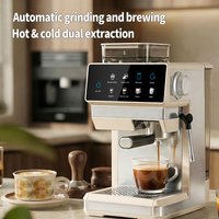 Professional Edition of the Fully Automatic Barista System,One-touch grinding and extraction,Dual Brew: Hot & Cold