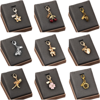 Exquisite Butterfly Keychains High-end Heart-shaped Jewelry Decoration Bag Accessories