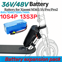 Extra Expansion for Xiaomi M365 PRO PRO2 1S Battery Pack 36V 48V Rechargeable Lithium ion Battery With Cable Kit for Scooter Bag