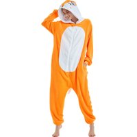 Women Men Kigurumis Cute Fox Cartoon Onesies Anime Pajamas Winter Outfit Festival Party Suit Gift For Halloween Christmas