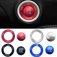 Nakładka na przycisk Start Stop silnika samochodu Dodge Challenger Charger Ram Durango, pierścień ozdobny, naklejka samochodowa, akcesoria.