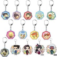 Charm Anime Fans Gifts The Great Ace Attorney Chronicles Q Edition HD Figurel Acrylic keychain About 6cm