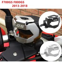 Motorcycle Front Rear Brake Pump Fluid Tank Reservoir Guard Protector Cover Fit For BMW F800GS F700GS F800 F700 800 700GS 13-18