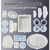 Custom Silicone Molds DIY Handmade Gypsum Cement Resin Crafts for Shabbat Hanukkah Pesach Sukkot Jewish Festivals