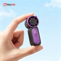 Portable Handheld Fan Mini Perosonal Hand Fan USB Rechargeable Outdoor Travel Hand Fan Digital Display Pocket Fan 100Gear