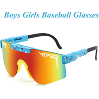 AliExpress Age 5-16 Boys Girls PIT VIPER Sunglasses Youth Outdoor Baseball Shades Cycling Glasses Kids Softball Eyewear Sports Goggles