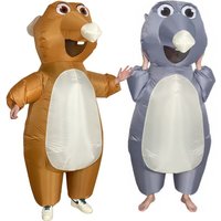 Adult Cartoon Brown Grey Mouse Inflatable Clothing Annual Meeting Program Performance Street Performance Prop