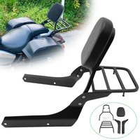 Motorcycle Black Backrest Sissy Bar Luggage Rack Pad For Honda Shadow Spirit VT750 C2 2006-2014 Phantom VT750C2B 2010-2015