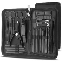 32pcs Manicure Tool Set, Cuticle Nippers And Cutter Kit, Professional Nail Clippers Pedicure Kit, Nail Art Tools, Stainless Stee
