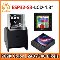 ESP32 S3 LCD Development Board 1.3 inch Display Screen ST7789 240x240 3D Transparent Refractive Prism Mini TV For Arduino