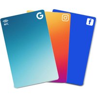 New Design Printing NFC Chip Instagram Facebook Google Reviews Card Pop Up NFC Card