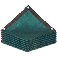 50% 90% Shading Blackish Green HDPE Sun Shade Net Outdoor Pergola Shadow Mesh Cover Dark Green Balcony Pirvacy Screen