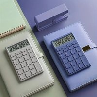 12 Digits Electronic Calculator Solar Calculator Dual Power Supply Calculator for Home Office School Financial Office Electronic