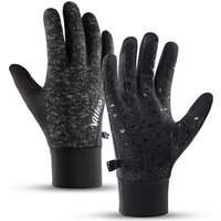 AliExpress Fezrgea Outdoor Running Men'S Winter Warm Knitted Touchscreen Cycling Gloves Women'S Autumn Winter Thick Velvet Gloves